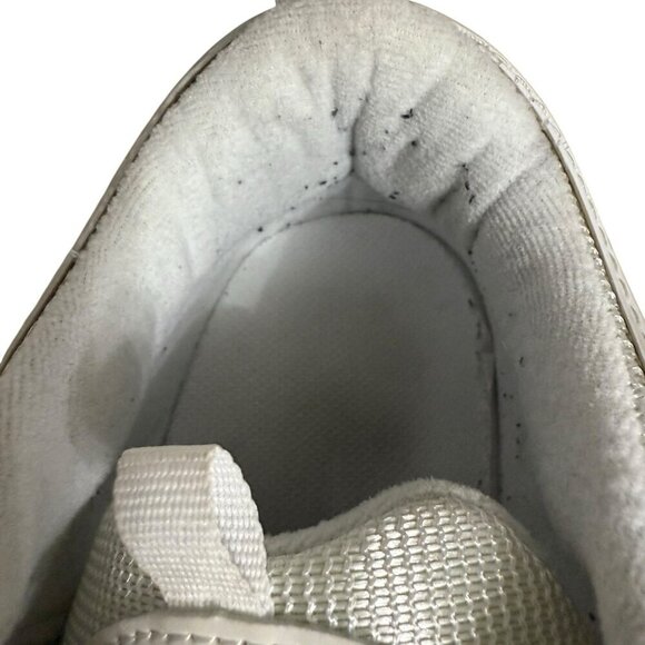 Nike Air Max 97 Women's Sneakers Shoes Size 8Triple White Leather Mesh - Picture 12 of 15